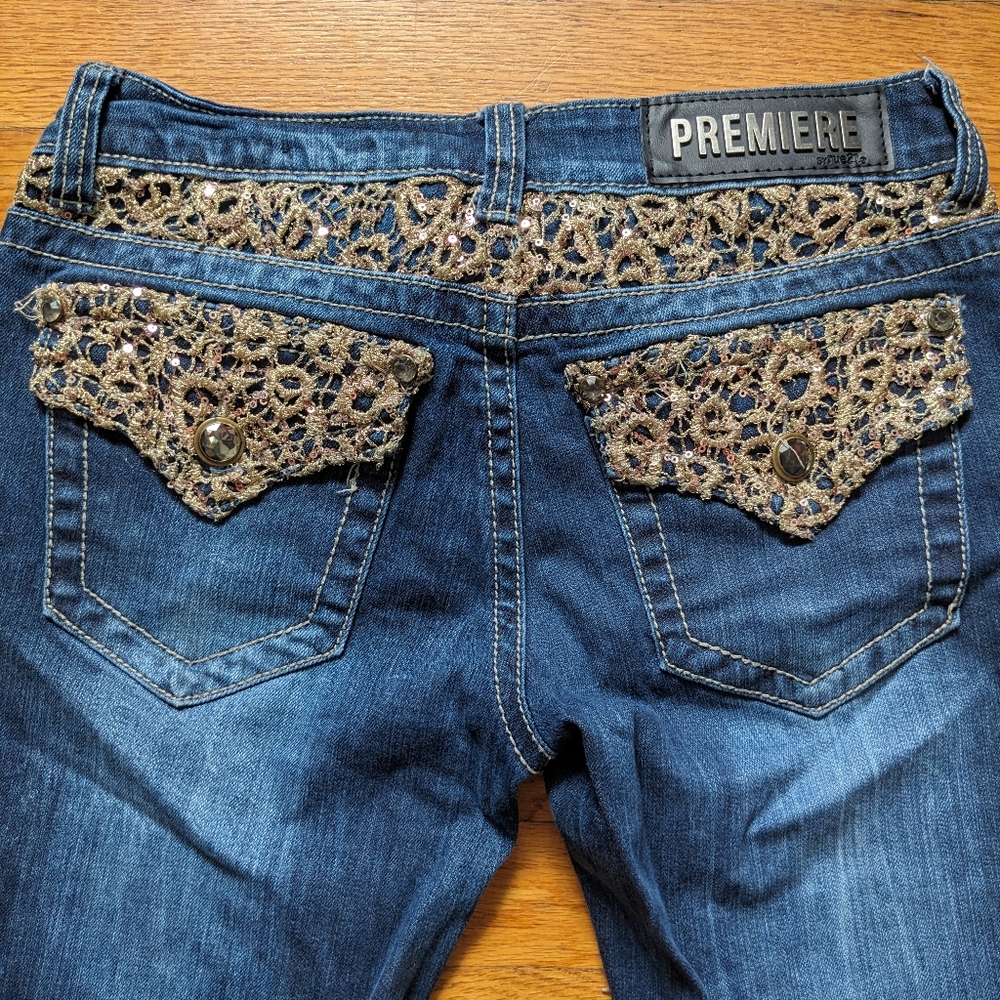 Premiere by rue21 slim boot jeans 5/6R